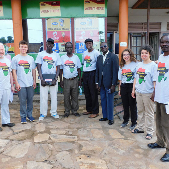 Education Africa volunteers
